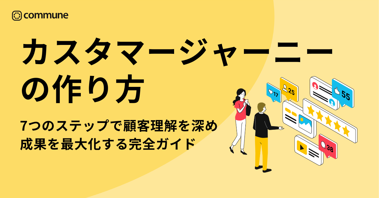 【2025年最新】カスタマージャーニーの作り方｜7つのステップで顧客理解を深め、成果を最大化する完全ガイド