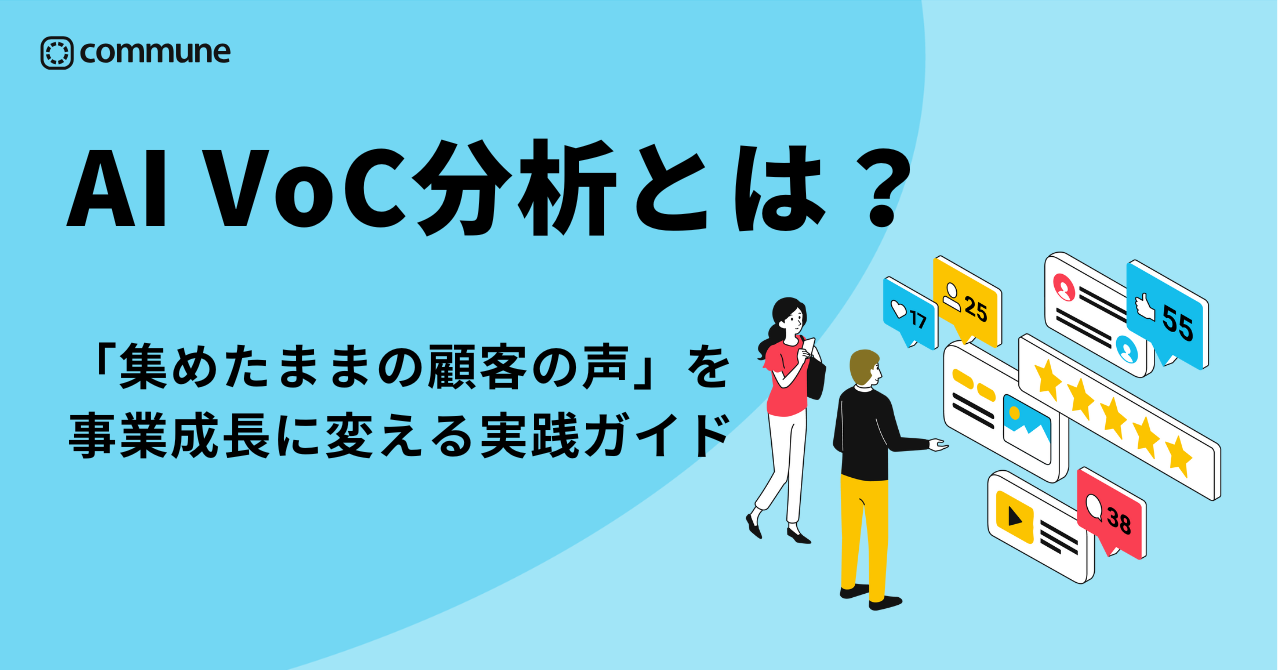 AI VoC分析とは？「集めたままの顧客の声」を事業成長に変える実践ガイド