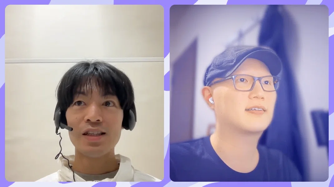 左：加藤翼さん　右：黒田悠介