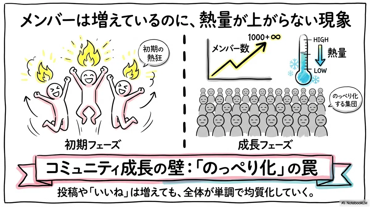 メンバーは増えているのに、熱量が上がらない現象
