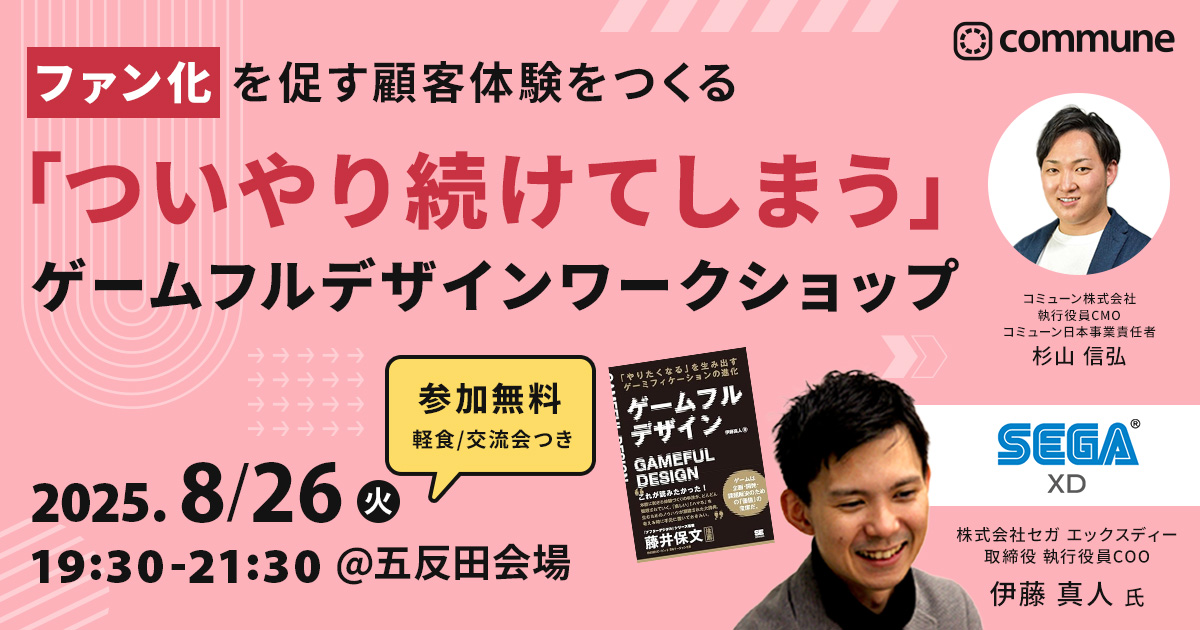 ファン化を促す顧客体験をつくる 「ついやり続けてしまう」 ゲームフルデザインワークショップ